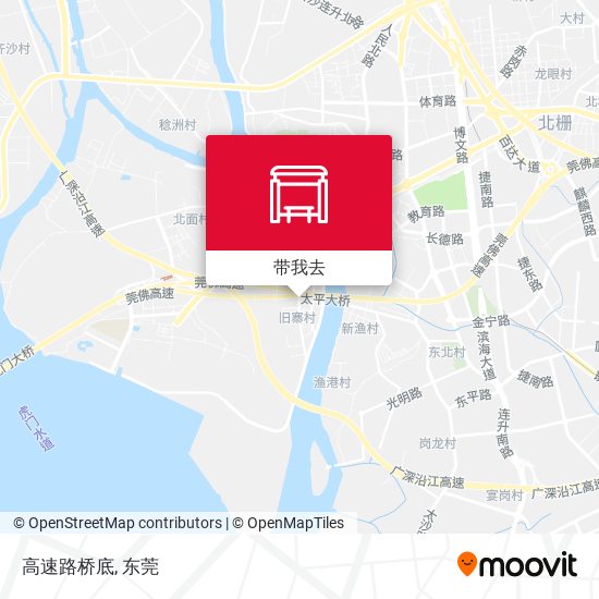 高速路桥底地图