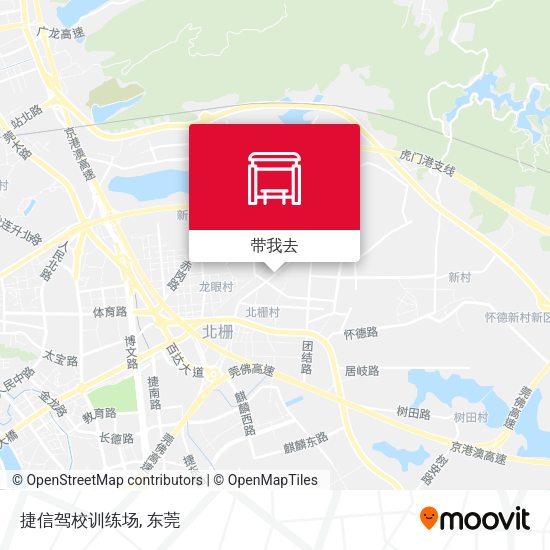 捷信驾校训练场地图