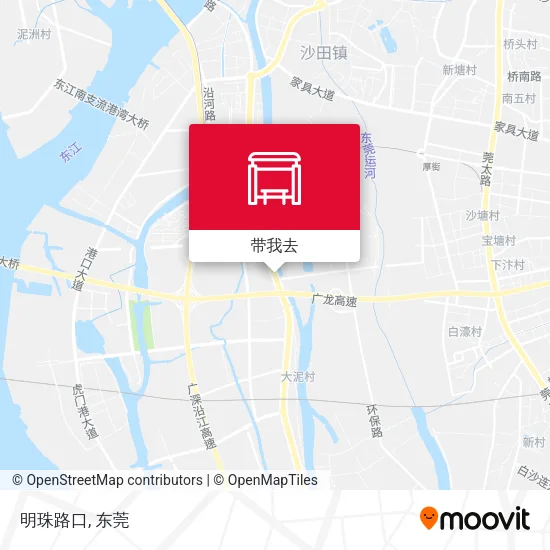 明珠路口地图
