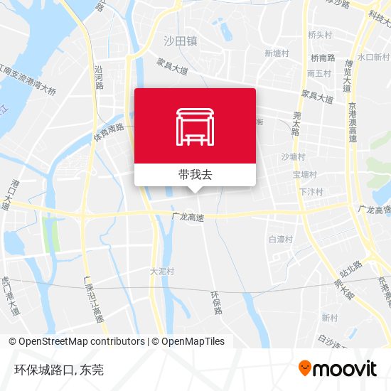 环保城路口地图