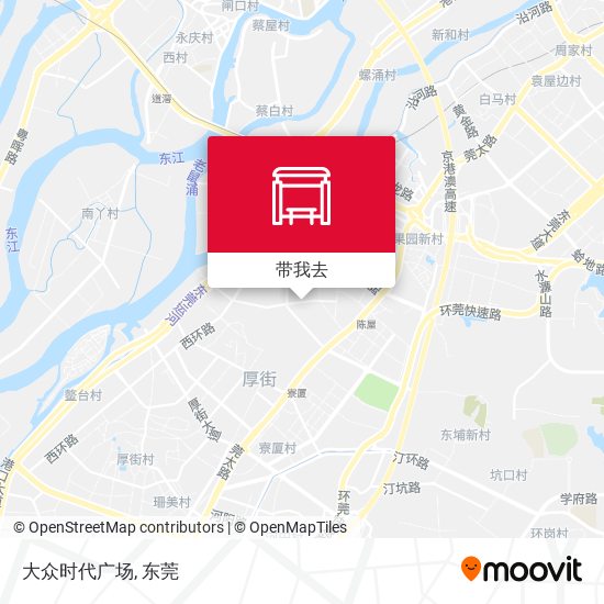 大众时代广场地图