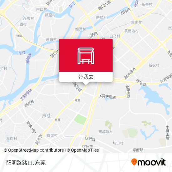 阳明路路口地图
