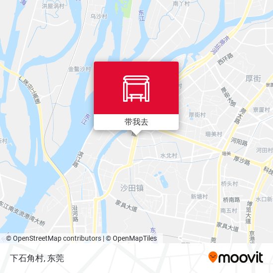 下石角村地图