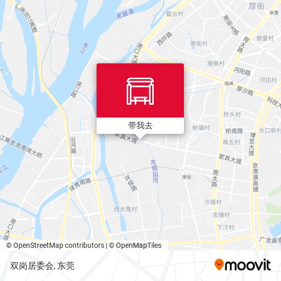 双岗居委会地图