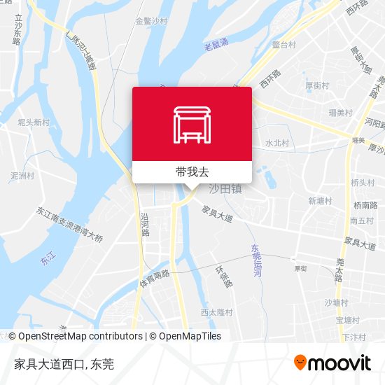 家具大道西口地图