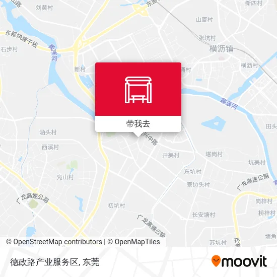德政路产业服务区地图