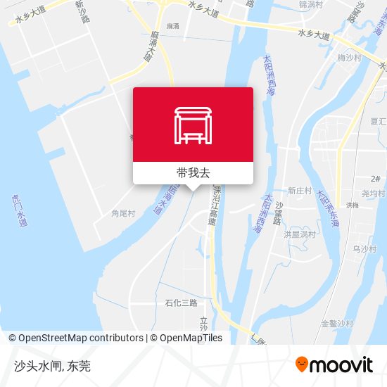 沙头水闸地图