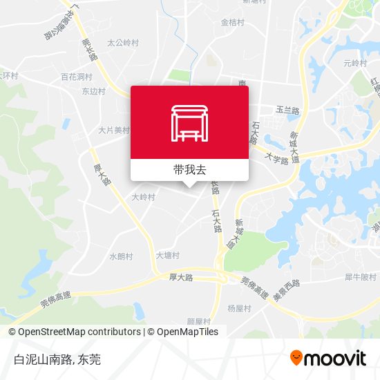 白泥山南路地图