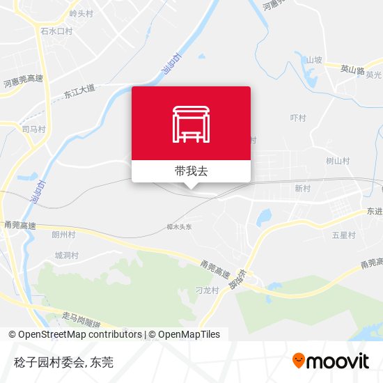 稔子园村委会地图