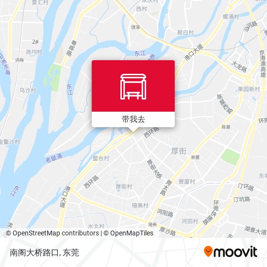 南阁大桥路口地图