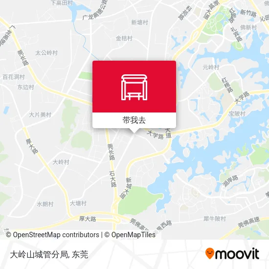 大岭山城管分局地图