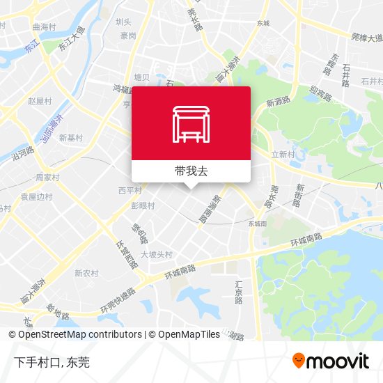 下手村口地图
