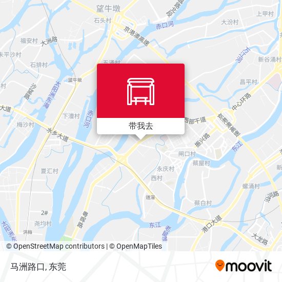 马洲路口地图
