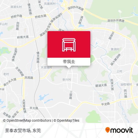 景泰农贸市场地图