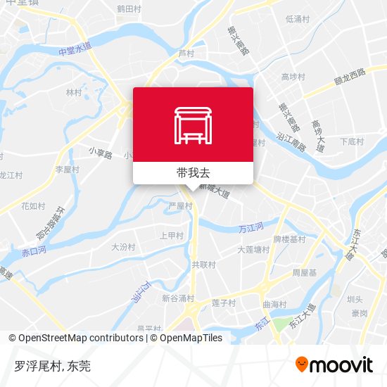 罗浮尾村地图