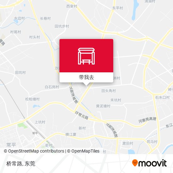 桥常路地图