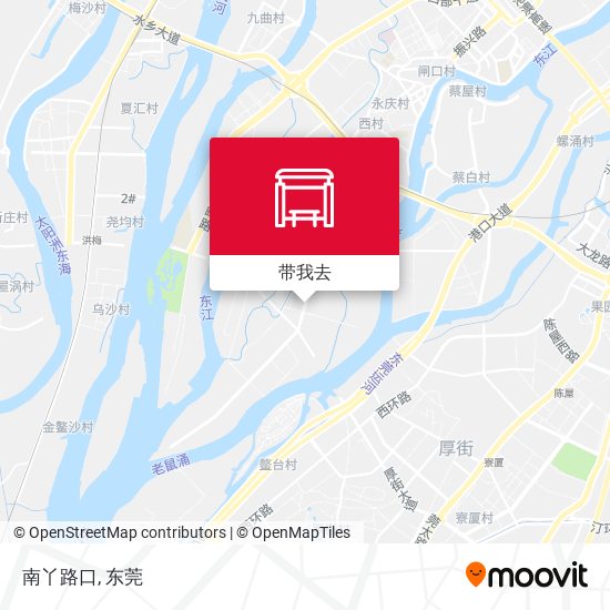 南丫路口地图