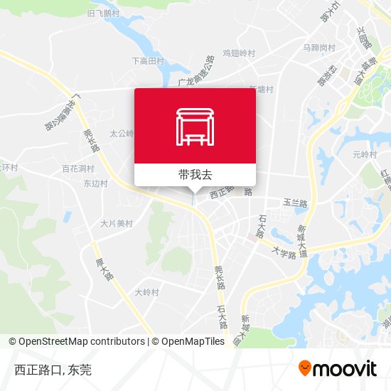 西正路口地图