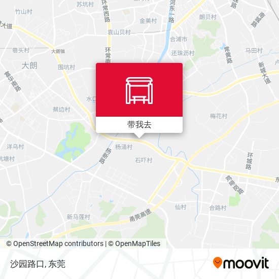 沙园路口地图