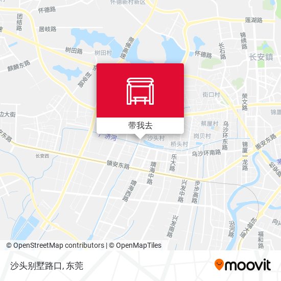沙头别墅路口地图