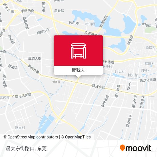 晟大东街路口地图