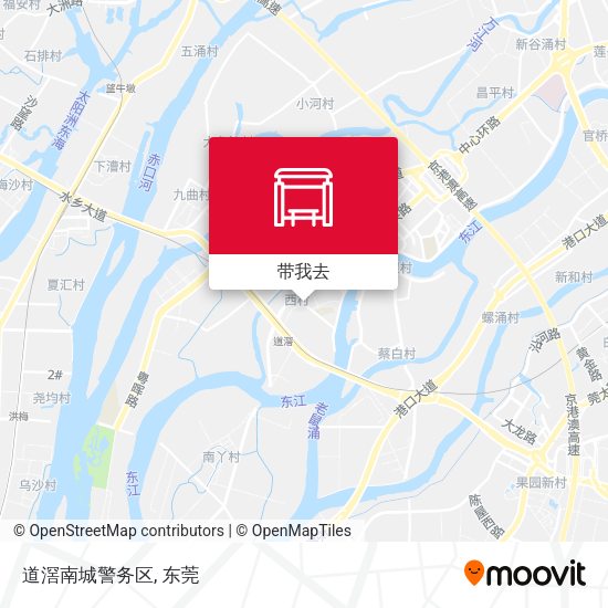 道滘南城警务区地图