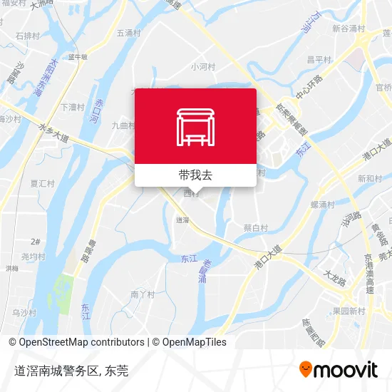 道滘南城警务区地图