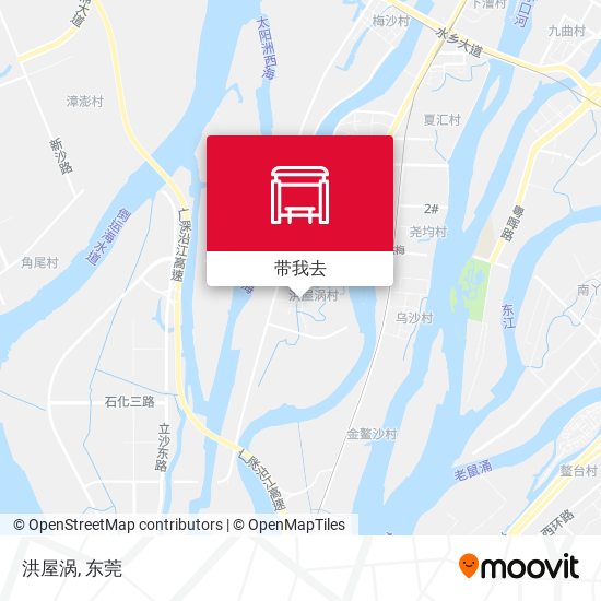 洪屋涡地图