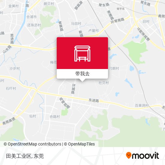田美工业区地图