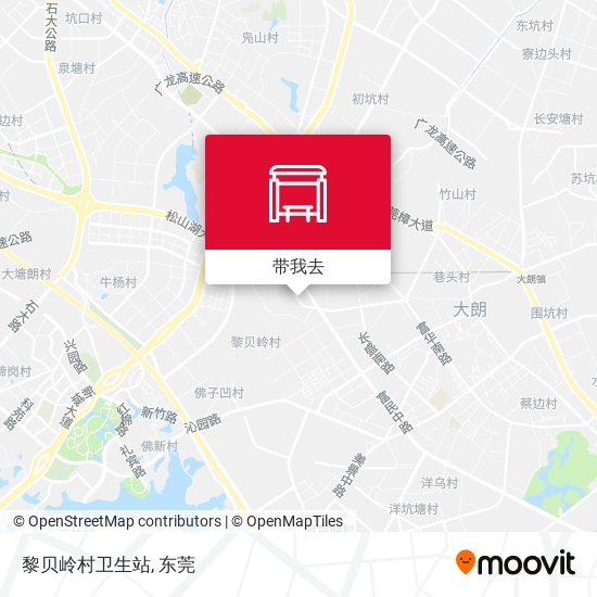 黎贝岭村卫生站地图