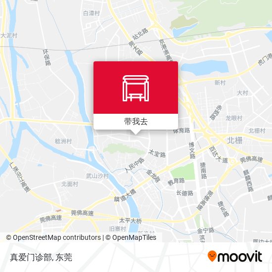 真爱门诊部地图