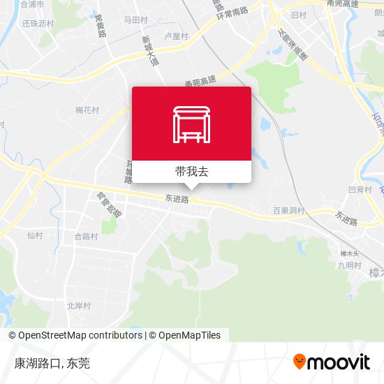 康湖路口地图