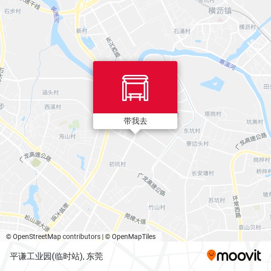 平谦工业园(临时站)地图