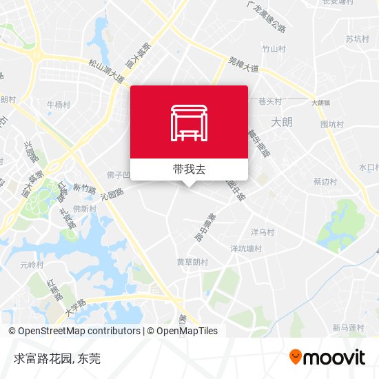 求富路花园地图