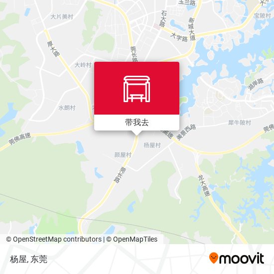 杨屋地图