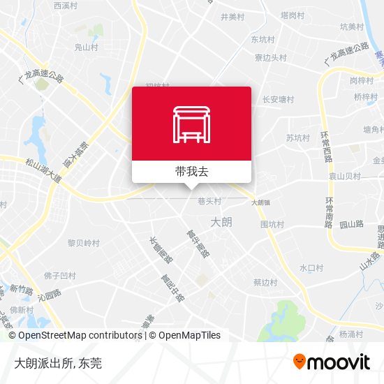 大朗派出所地图