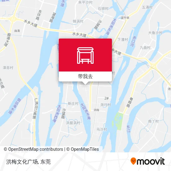 洪梅文化广场地图