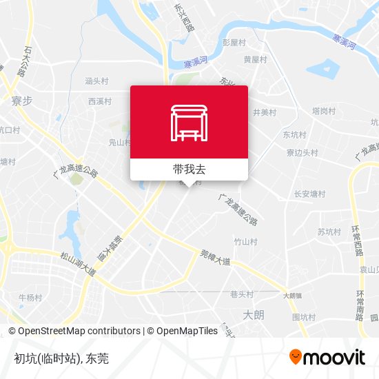 初坑(临时站)地图