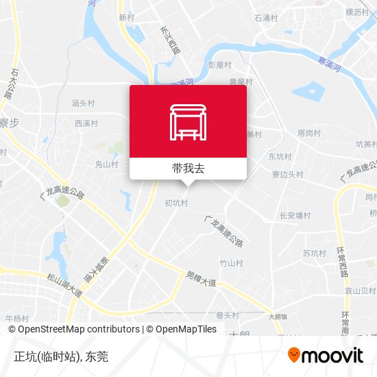 正坑(临时站)地图