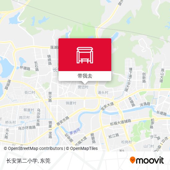 长安第二小学地图
