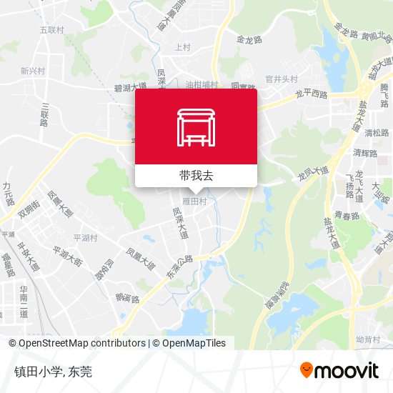 镇田小学地图