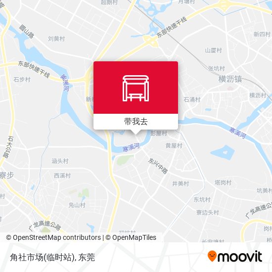 角社市场(临时站)地图