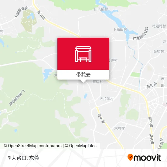 厚大路口地图