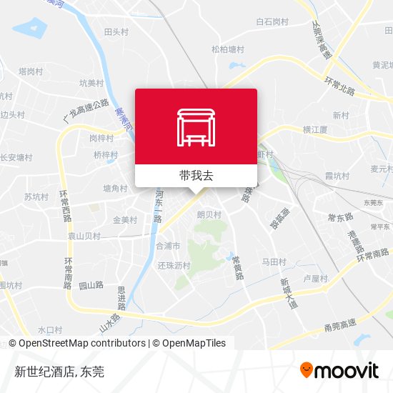 新世纪酒店地图
