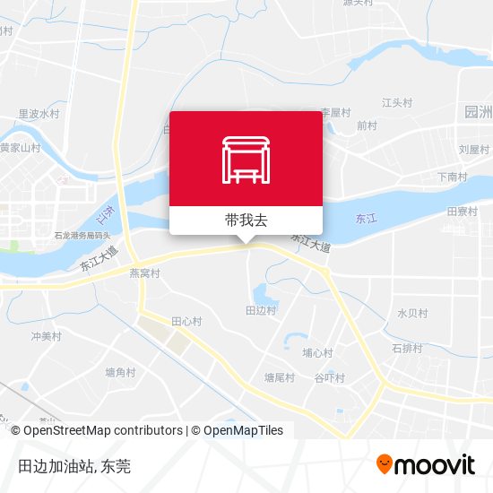 田边加油站地图