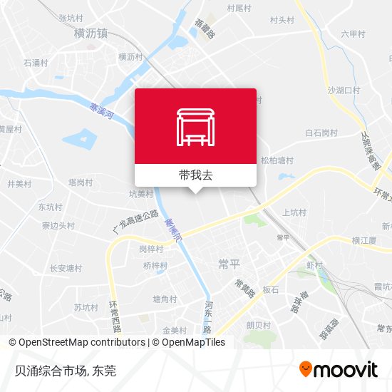 贝涌综合市场地图