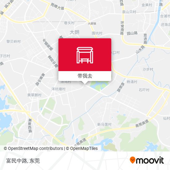 富民中路地图