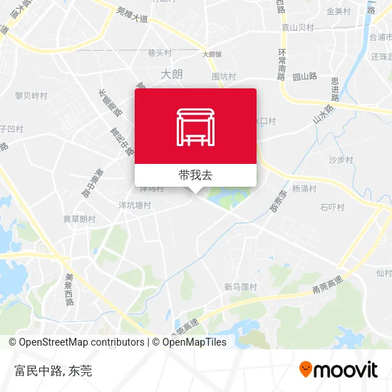 富民中路地图