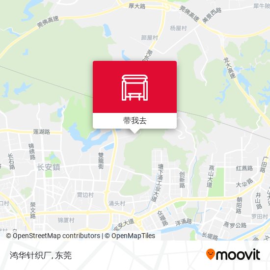 鸿华针织厂地图