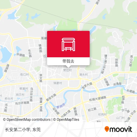 长安第二小学地图
